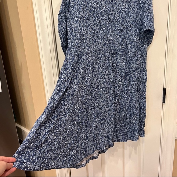 Ralph Lauren Denim & Supply Blue and White Floral Dress Flowy Women’s Large NWT - Picture 6 of 7